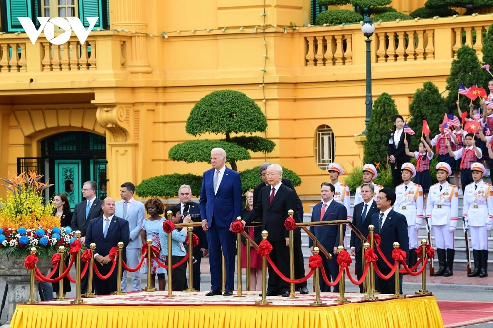 bao chi quoc te danh gia tich cuc chuyen tham viet nam cua tong thong joe biden hinh anh 1